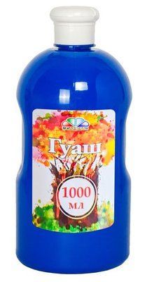 Гуашь ГАММА'UA голубая, 1000мл 11197934 фото