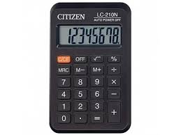 Калькулятор CITIZEN LC-210NR карман.8-разр.99*64мм 001978488 фото