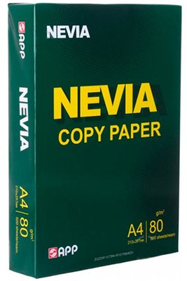 Папір офісний А4 Nevia Copy Paper 80г/м, 500 аркушів 00197804 фото
