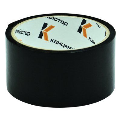 Скотч упаковочный "Канцмастер" 48мм*35м (40мкм) черный (6) 01197863 фото