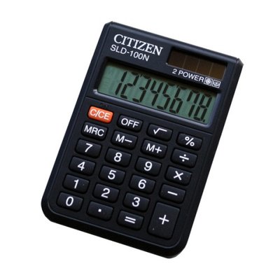 Калькулятор CITIZEN SLD-100NR карман 8-разр.88*57мм 001978489 фото