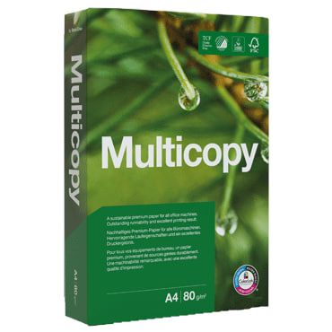Офисная бумага А4 Multicopy 80 г/м2 500 листов 001978990 фото