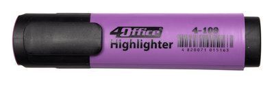 Текстовый маркер "4OFFICE" 1-5 мм, ФИОЛЕТОВЫЙ (10) 001978613 фото