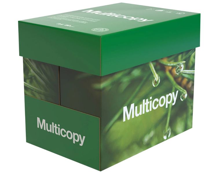Офисная бумага А4 Multicopy 80 г/м2, ящик (5шт) 001978991 фото