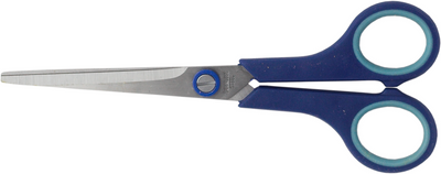 Ножиці універсальні "BuroMAX" 17,5см, гумова вставка 001978415 фото