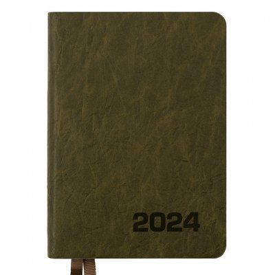 Дневник А6 Дат.2024 "Leo Planner" "Corsa" мягкий, 352 стр., хаки 001978932 фото