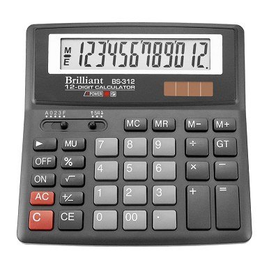 Калькулятор Brilliant BS-312 наст.12-разр,1 пам.155*155 001978486 фото