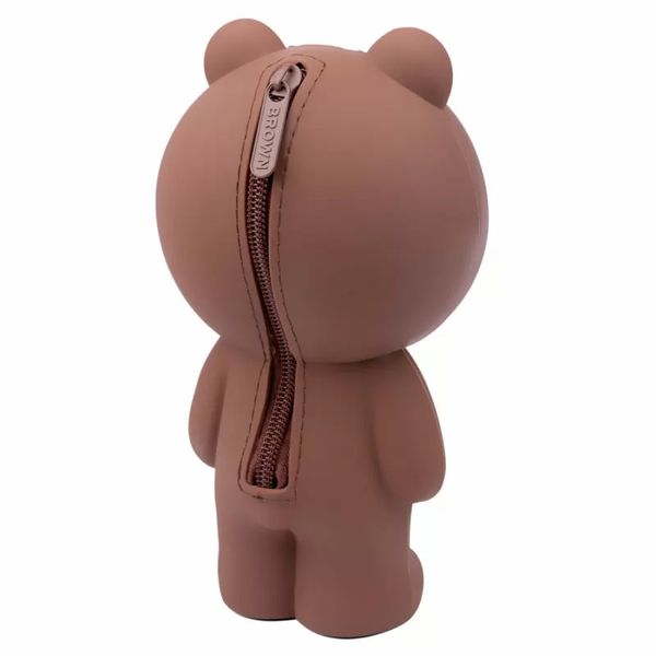 Пенал-подставка "YES" силикон. Line Friends 001978286 фото